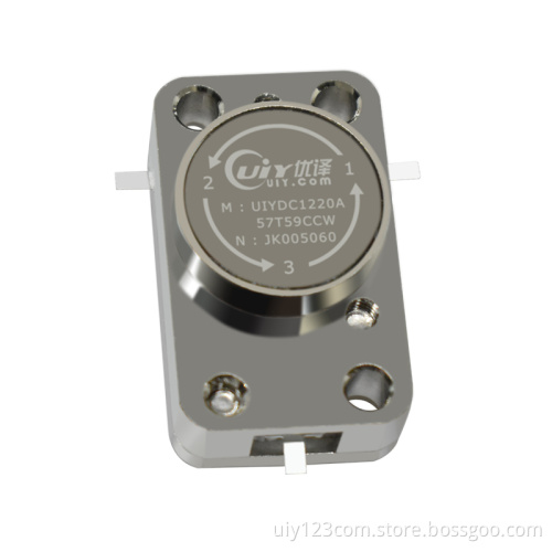 Counter Clockwise 5.7 to 5.9GHz RF Drop in Circulators with High Isolation 23dB